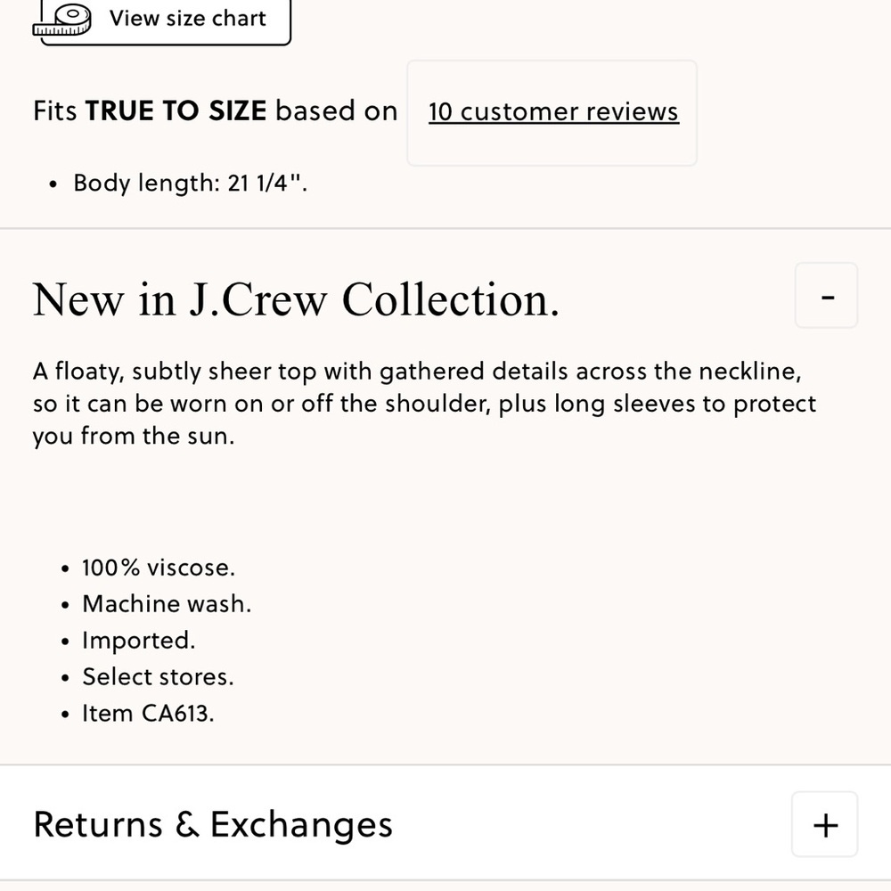 J. Crew Collection sheer gathered top in white size Large NWT CA613 - Picture 5 of 10